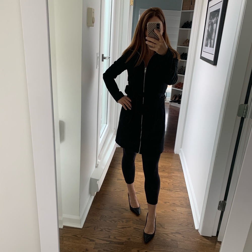 Stylish Black Raincoat